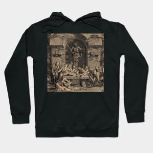 Medusa Taking Bets, Claude Gillot, 1673-1722 Hoodie